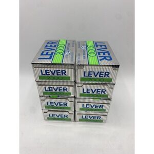 VTG Lever 2000 8 Bar Pack‎ Lot 5oz Deodorant Soap Silver Box USA